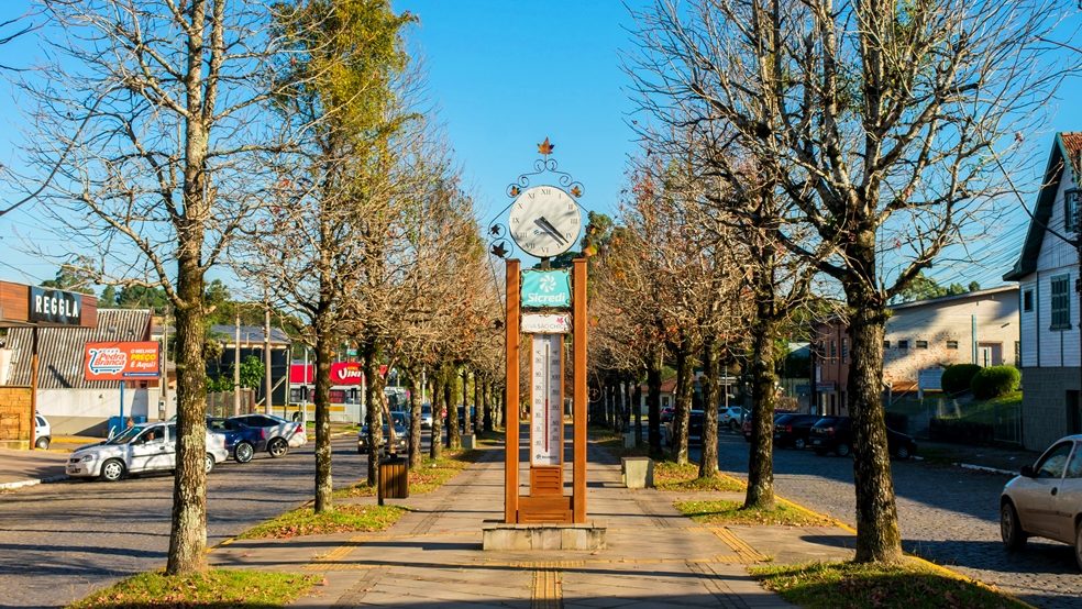 Termômetro da Avenida Júlio de Castilhos em São Francisco de Paula