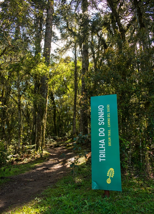 Trilha do Sonho no Parque do Caracol