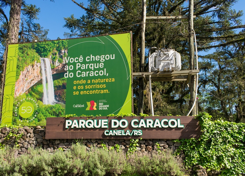 Entrada do Parque do Caracol