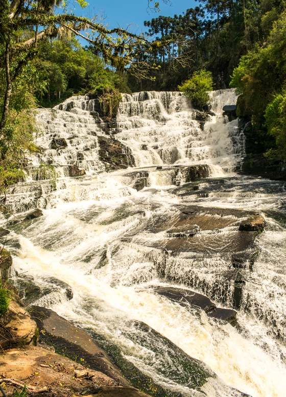 Cascata do Moinho no Parque do Caracol