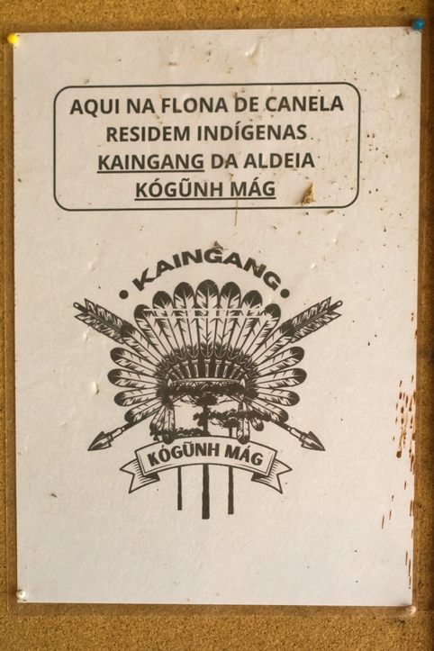 Aldeia indígena na FLONA
